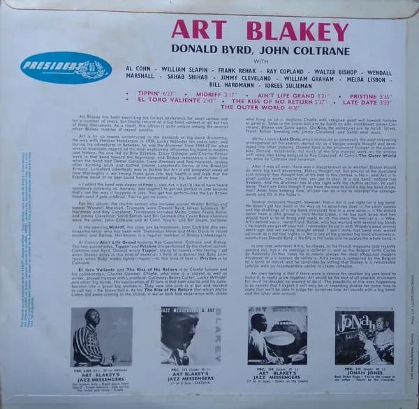 Art Blakey's Big Band — Art Blakey . Donald Byrd . John Coltrane