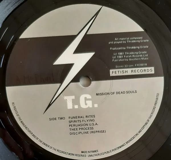 Throbbing Gristle — Mission Of Dead Souls