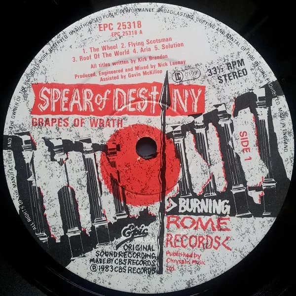 Spear Of Destiny — Grapes Of Wrath