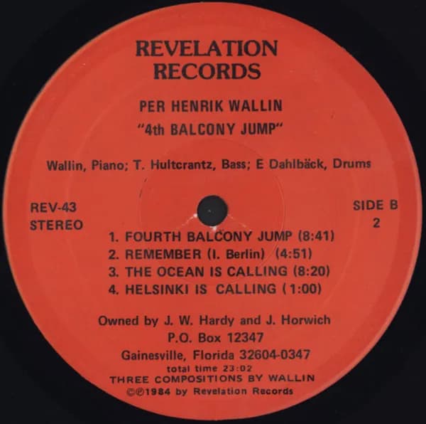 Per Henrik Wallin — 4th Balcony Jump