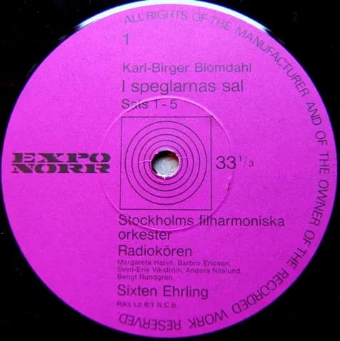 Karl-Birger Blomdahl — I Speglarnas Sal