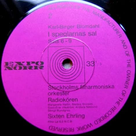 Karl-Birger Blomdahl — I Speglarnas Sal