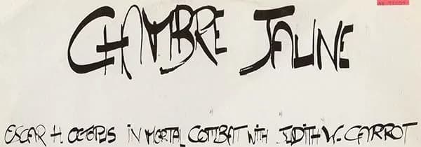 Chambre Jaune — Oscar H. Octopus In Mortal Combat With Judith W. Carrot