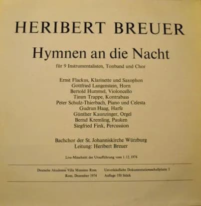 Hymnen An Die Nacht