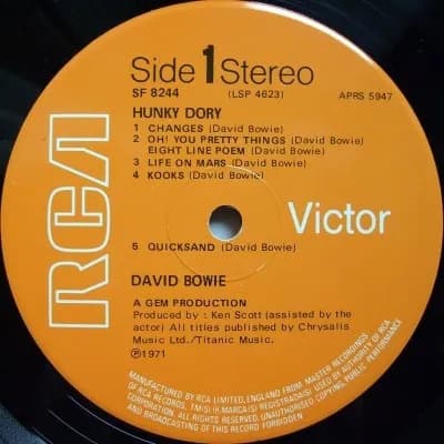 David Bowie — Hunky Dory