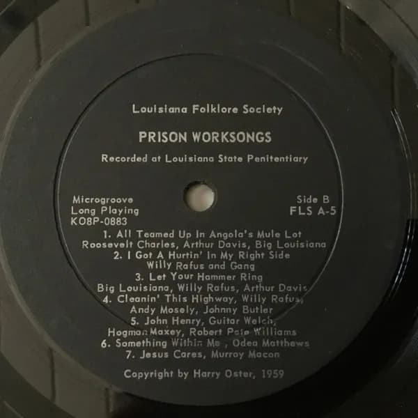 Various — Prison Worksongs