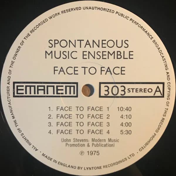 Spontaneous Music Ensemble — Face To Face