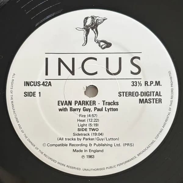 Evan Parker / Barry Guy / Paul Lytton — Tracks