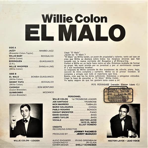 Willie Colón — El Malo