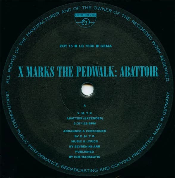 X-Marks The Pedwalk — Abattoir