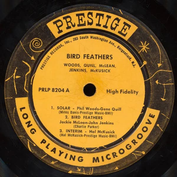 Phil Woods / Gene Quill / Jackie McLean / John Jenkins (2) / Hal McKusick — Bird Feathers