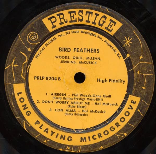 Phil Woods / Gene Quill / Jackie McLean / John Jenkins (2) / Hal McKusick — Bird Feathers