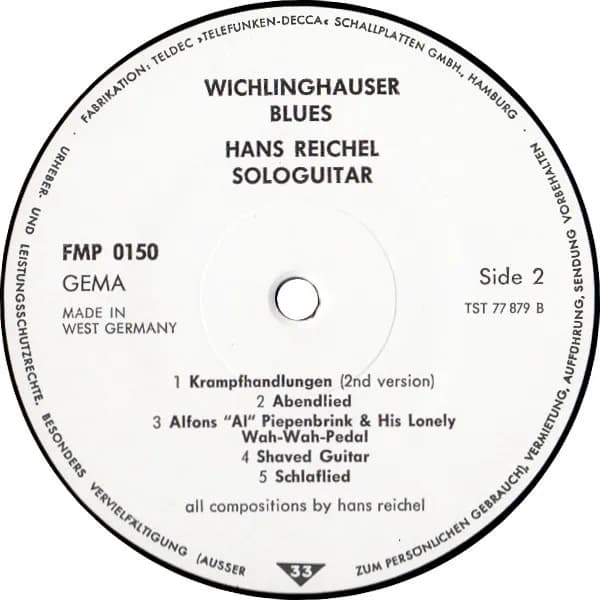Hans Reichel — Wichlinghauser Blues