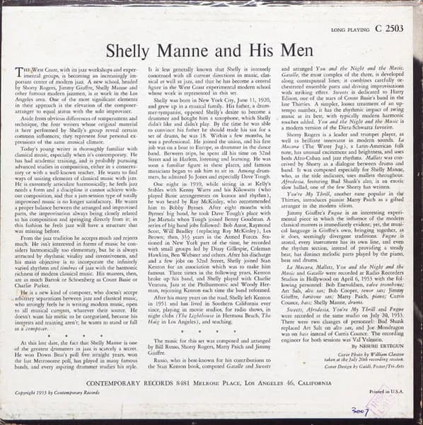 Shelly Manne & His Men — Shelly Manne And His Men