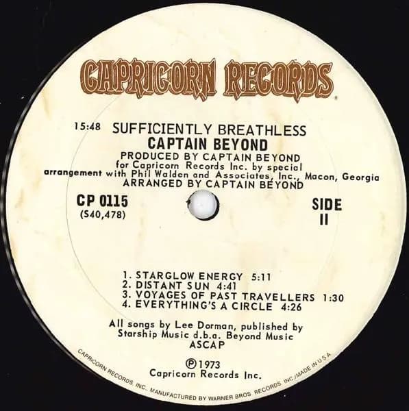 Captain Beyond — Sufficiently Breathless