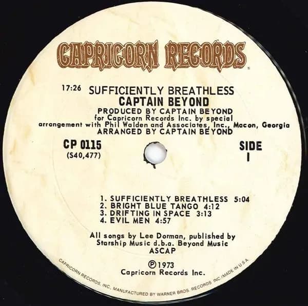 Captain Beyond — Sufficiently Breathless