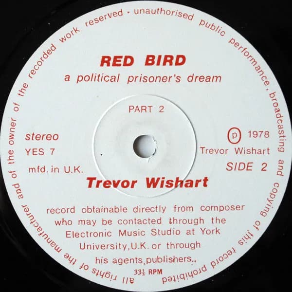 Trevor Wishart — Red Bird (A Political Prisoner's Dream)