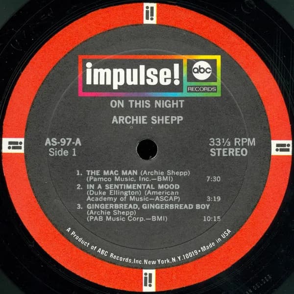 Archie Shepp — On This Night