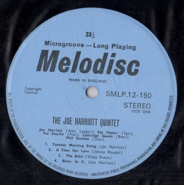 Joe Harriott Quintet — Swings High