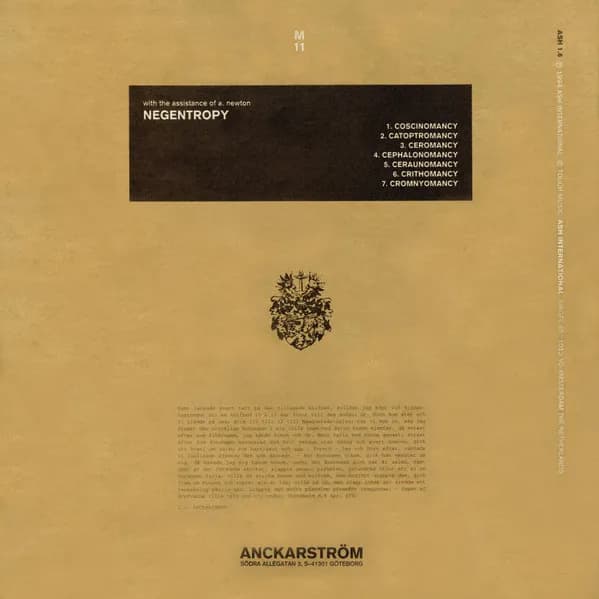 The Hafler Trio — Negentropy