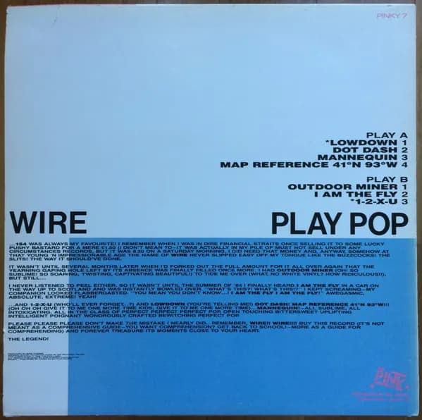Wire — Wire Play Pop