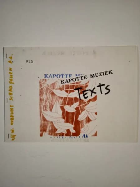 Kapotte Muziek — History Is What Was