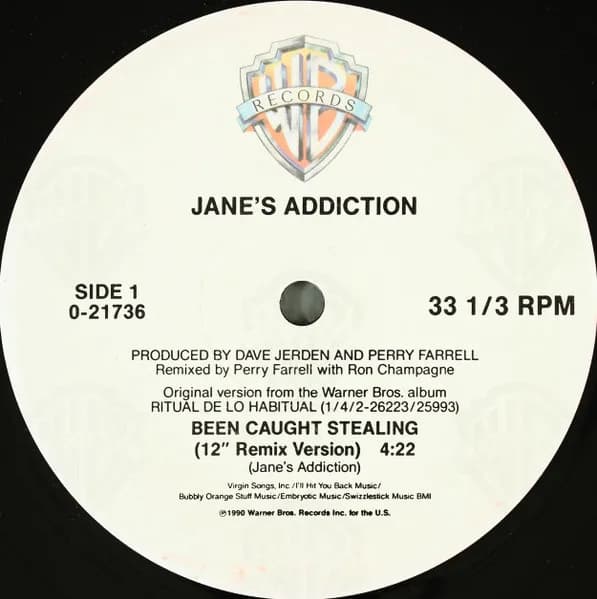 Jane's Addiction — Been Caught Stealing