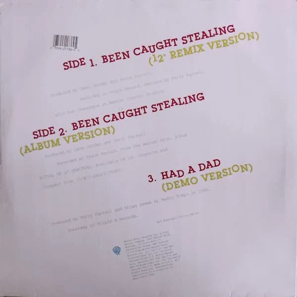 Jane's Addiction — Been Caught Stealing