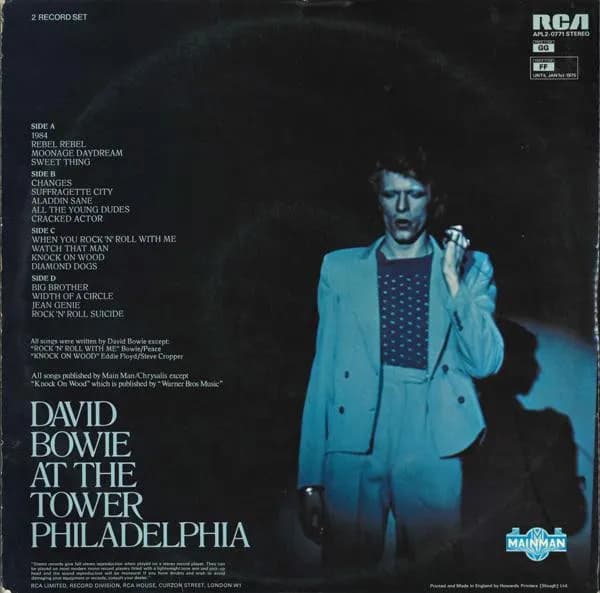 David Bowie — David Live