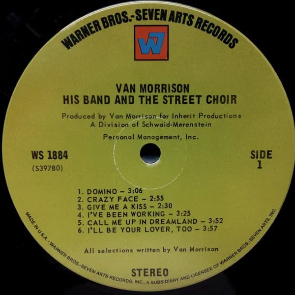 Van Morrison — His Band And The Street Choir