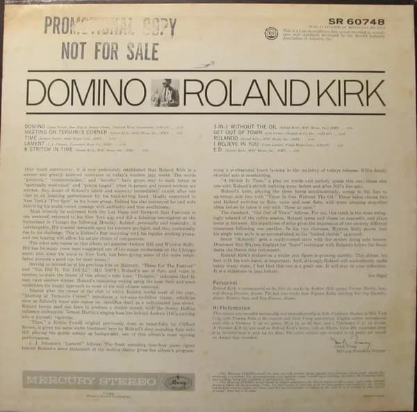 Roland Kirk — Domino
