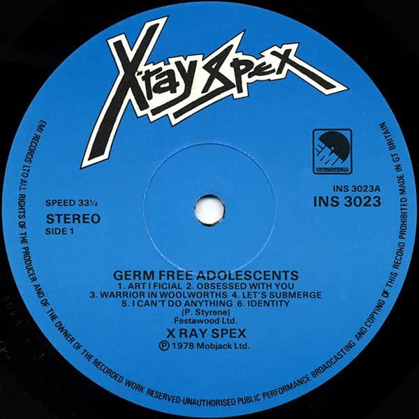 X-Ray Spex — Germfree Adolescents