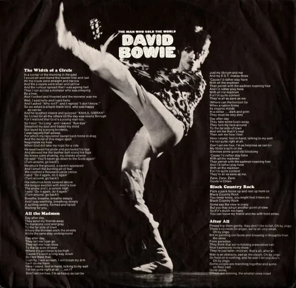 David Bowie — The Man Who Sold The World