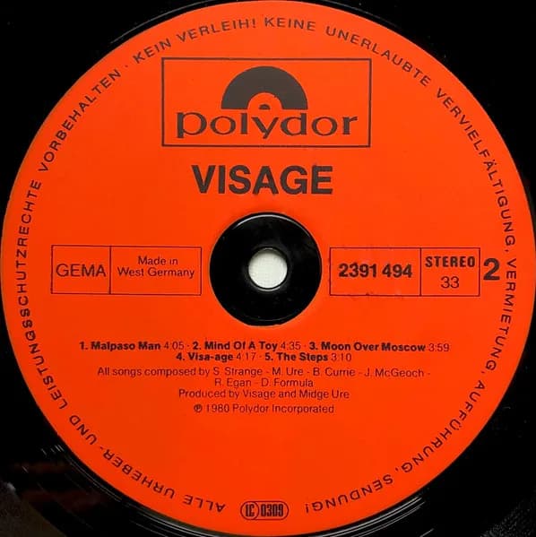 Visage — Visage