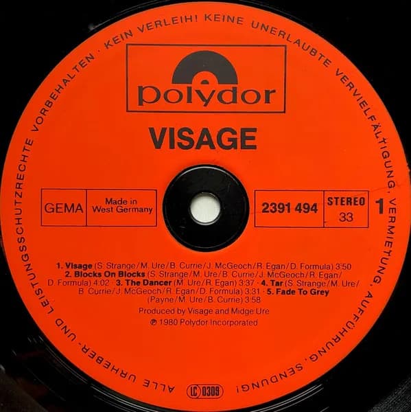 Visage — Visage