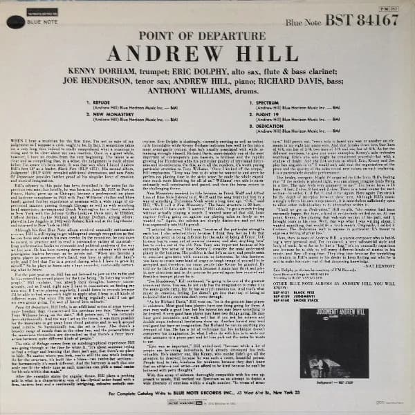 Andrew Hill — Point Of Departure