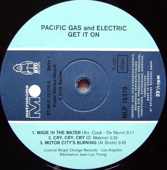Pacific Gas & Electric — Get It On