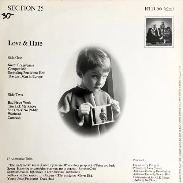 Section 25 — Love & Hate