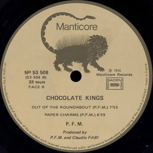 Premiata Forneria Marconi — Chocolate Kings