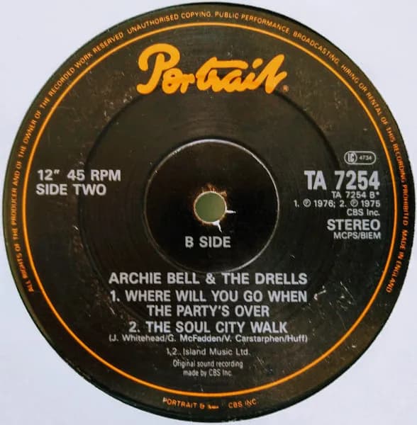 Archie Bell & The Drells — Don't Let Love Get You Down