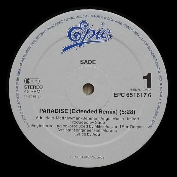 Sade — Paradise