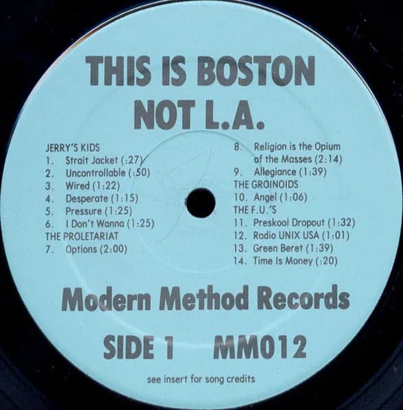 Various — This Is Boston Not L.A.