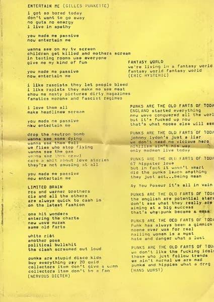 Vomit Visions — Punks Are The Old Farts Of Today