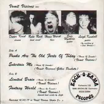 Vomit Visions — Punks Are The Old Farts Of Today