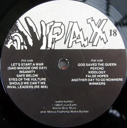 The Exploited — Let's Start A War... ...Said Maggie One Day