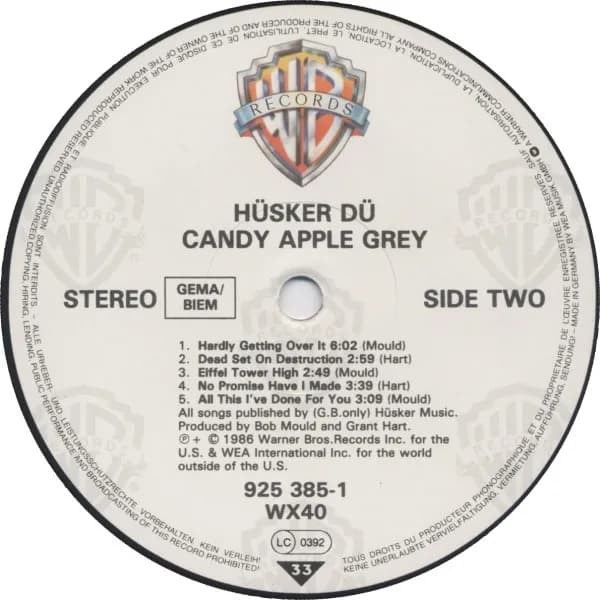 Hüsker Dü — Candy Apple Grey