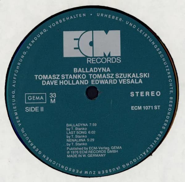 Tomasz Stańko — Balladyna
