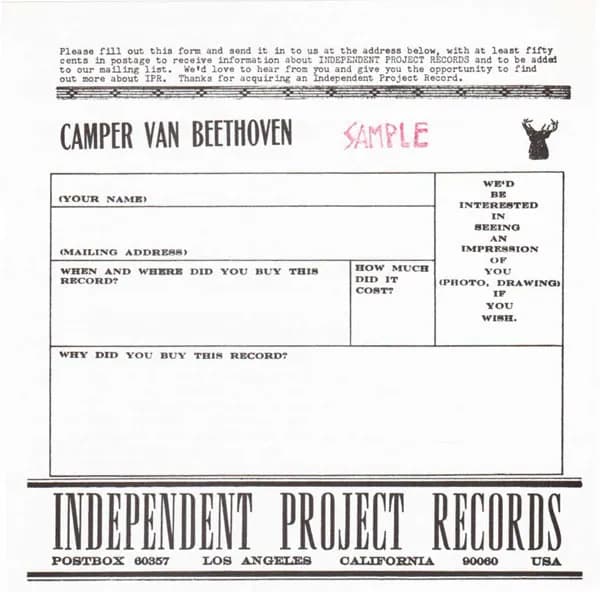 Camper Van Beethoven — Telephone Free Landslide Victory