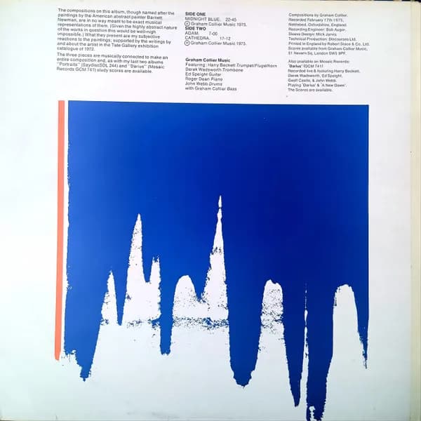 Graham Collier Music — Midnight Blue
