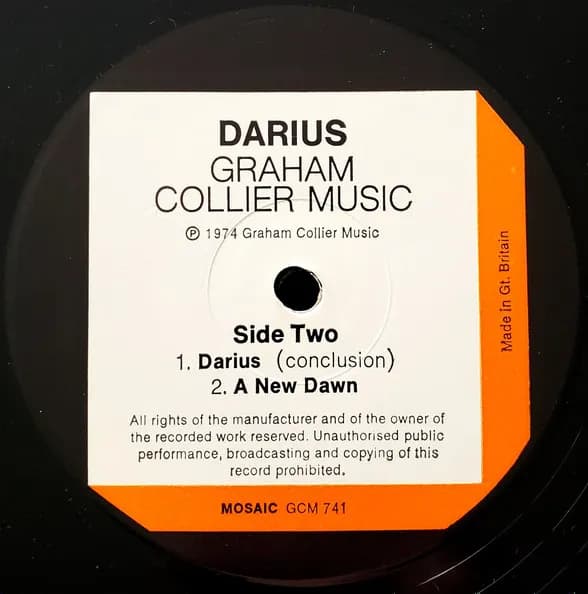 Graham Collier Music — Darius